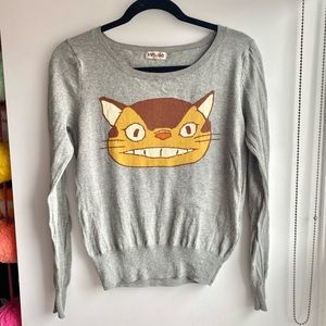 Cat Bus sweater from Totoro grey